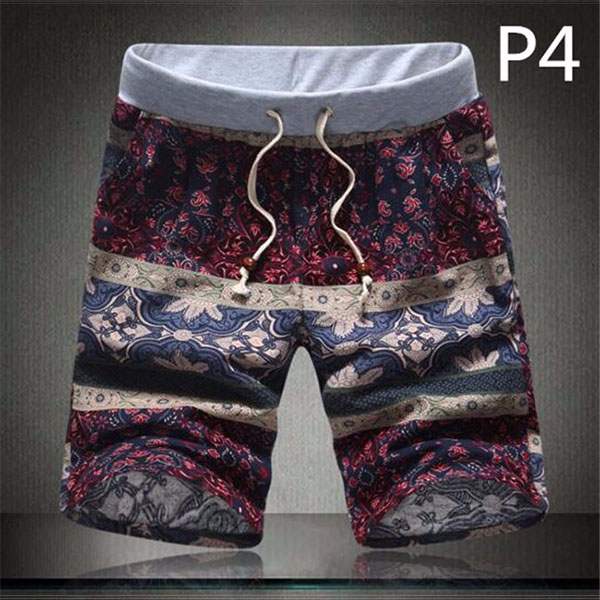Short Bermuda Homme Cool Patchwork Hipster Paisley fashion P4